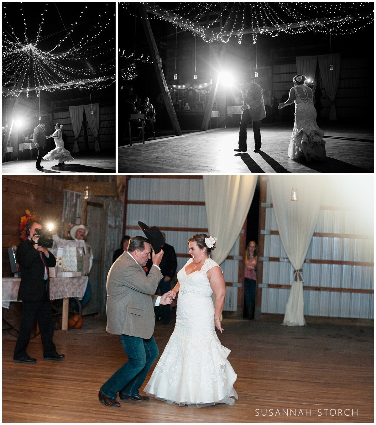 three images of the father-daughter dance