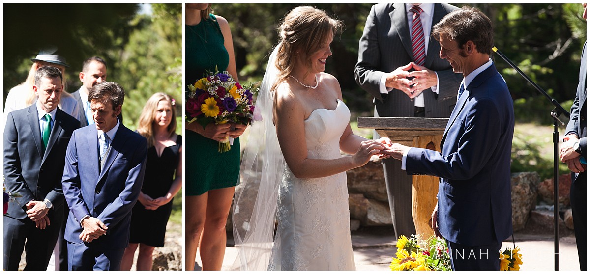 outdoor wedding ceremony photos