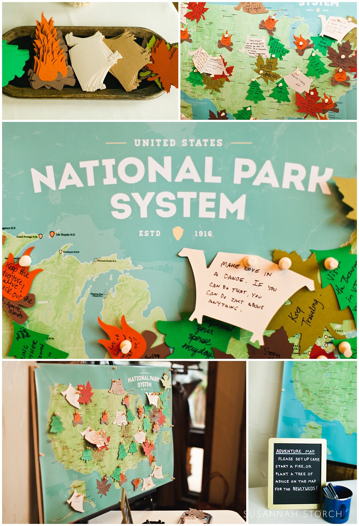 a map of the country and the national park system