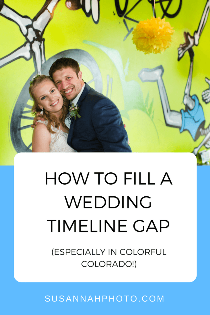 How to fill a wedding day timeline gap in Colorado