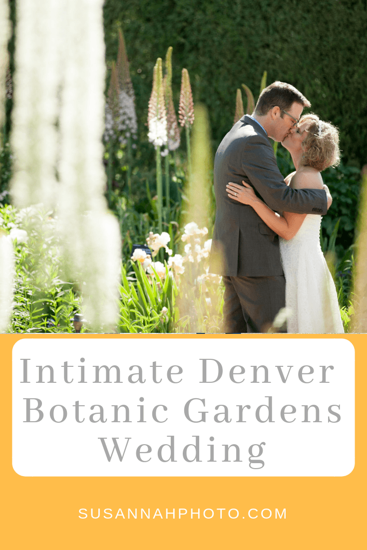 Real Wedding: Intimate Denver Botanic Gardens Wedding
