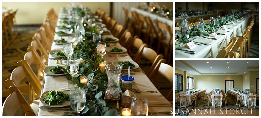 images of wedding reception tables