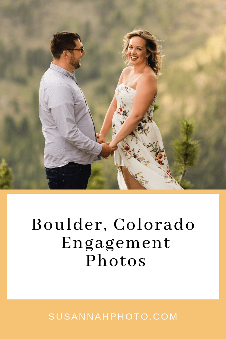 Blog post featuring Boulder, Colorado Engagement Photos