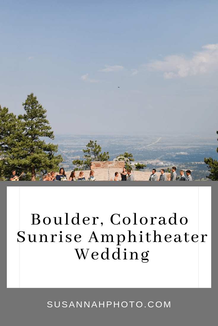 Boulder, Colorado Sunrise Amphitheater Wedding