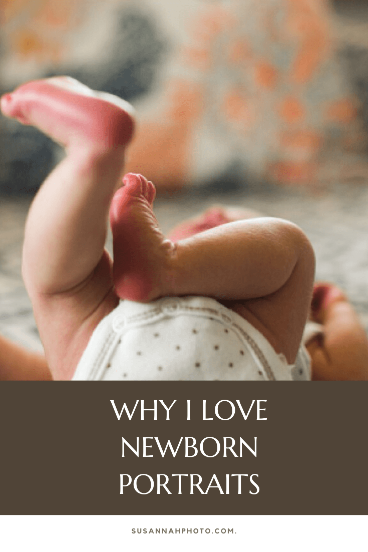 blog post featuring newborn portraits