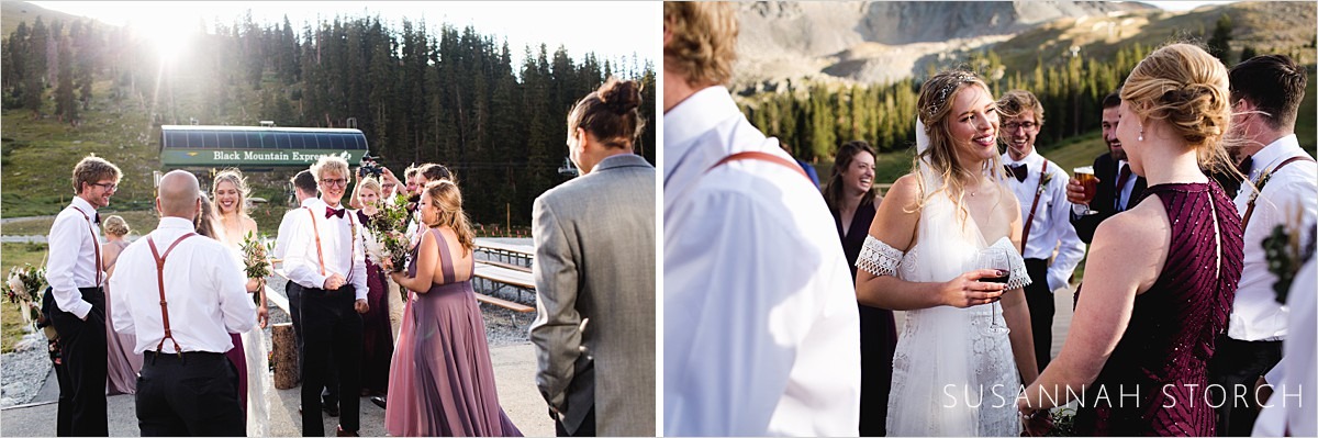 images of a colorado mountain wedding