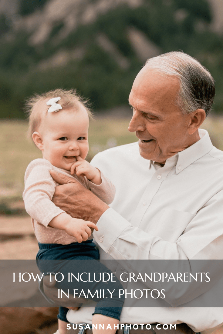 Colorado family photography sessions with grandparents