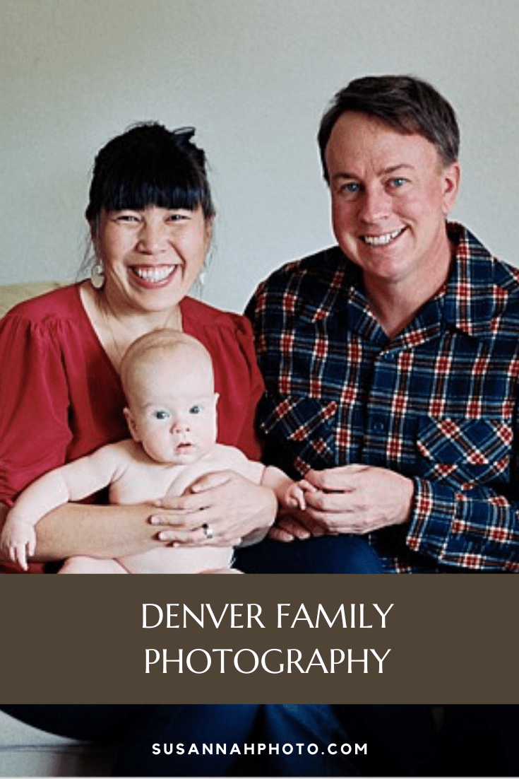 Mom and dad hold baby boy during a Denver Family Photography Session