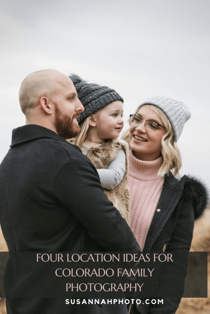 four options for a family photo session location