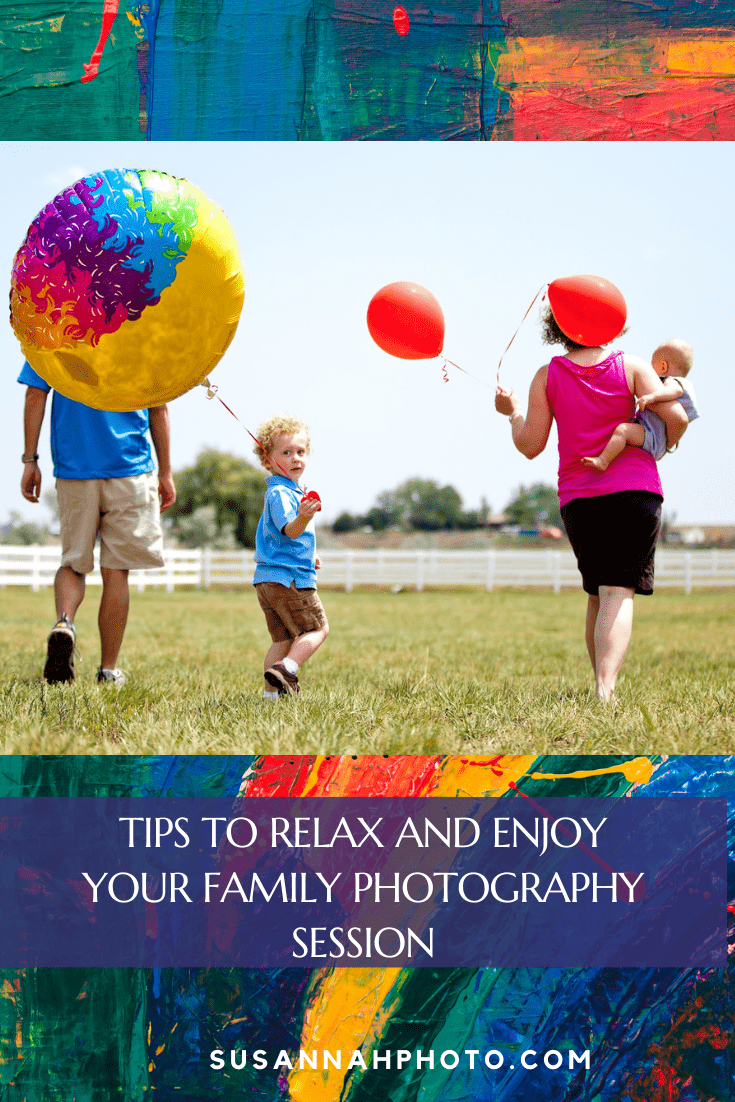 how to stop worrying about children's behavior during a photography session