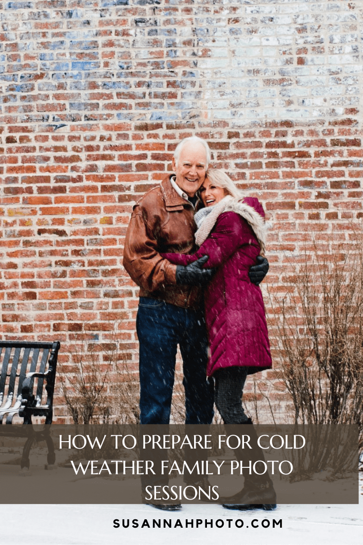 tips to prepare for cold weather winter family photography sessions
