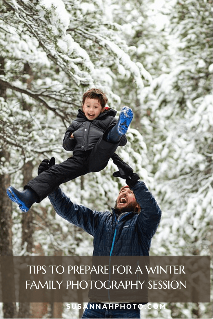 top tips for a successful winter family photo session