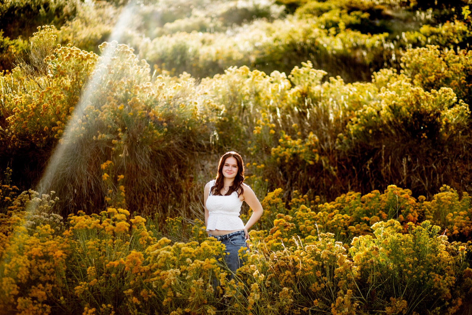 High school senior portraits in Lyons, Colorado