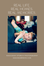 Child lying on a couch in a living room during a relaxed in-home family photography session in Colorado