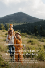 Lyons Colorado family wearing great outfits during maternity photography session