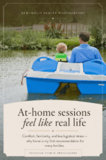 Pinterest pin for a Berthoud family photography blog post about at-home family sessions feeling natural, relaxed, and true to real life.