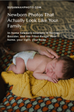 Sleeping curled up newborn baby on yellow blanket