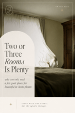Pinterest pin about choosing two or three rooms for an in-home family photography session.